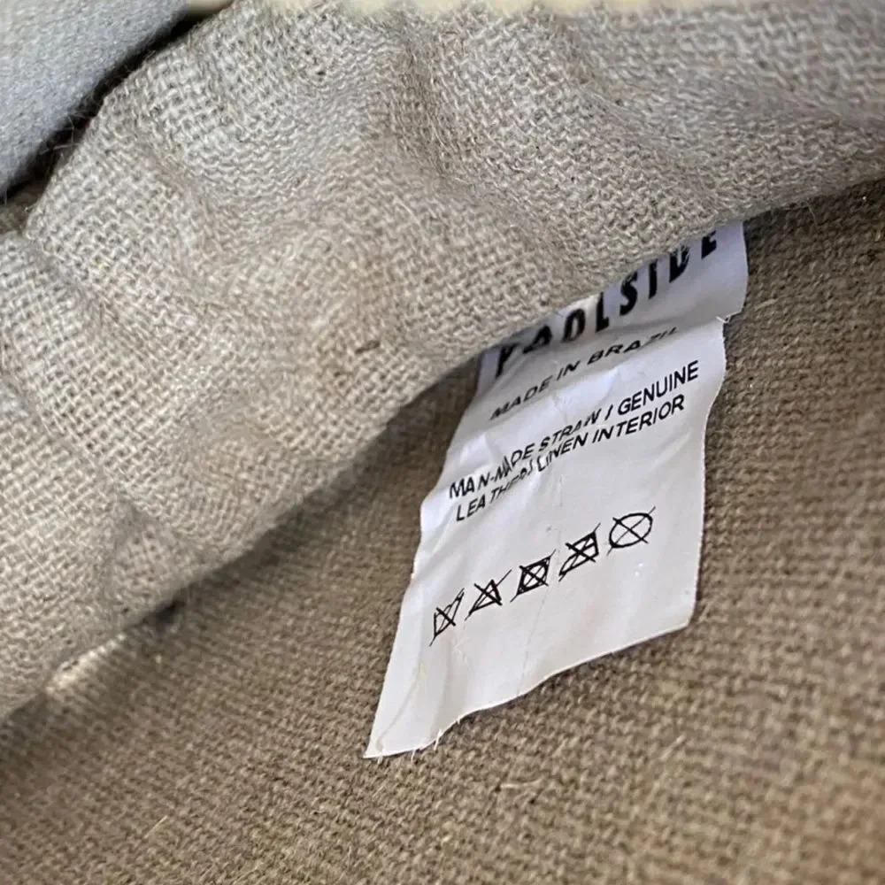 Poolsidebags Small Metallic Raffiaclutch — image 6 of 8